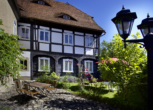 Pension, café or letting in a historic half-timbered house - Garden view