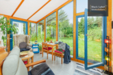 Beautiful architect's house with spacious plot in best Wandlitz location - Wintergarden