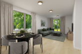 Enjoy the garden view: Ground floor flat in first occupancy in Teltow - Beispiel Wohn-Esszimmer_2_überarbeitet