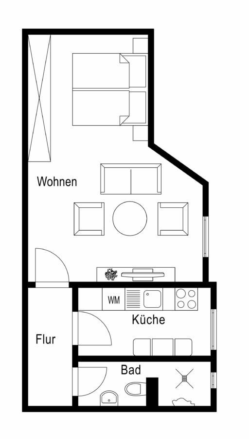Room miracle in best Prenzlauer Berg location - Winsviertel - Floor plan