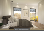 Penthouse feeling - bright maisonette flat in new building ensemble - Example Bedroom