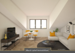 Penthouse feeling - bright maisonette flat in new building ensemble - Example Living area